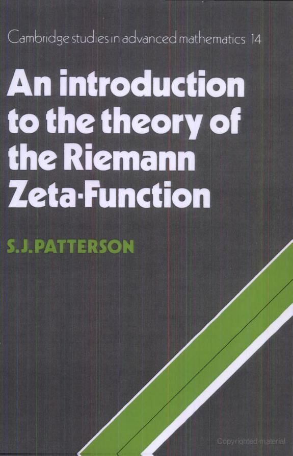 An Introduction to the Theory of the Riemann Zeta-Function
