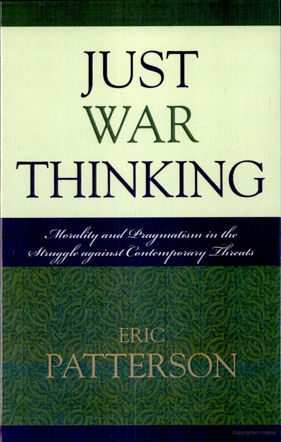 Just War Thinking