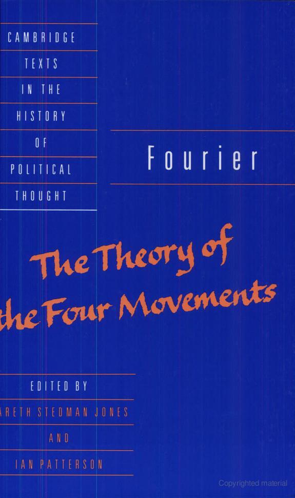 Fourier: 'The Theory of the Four Movements'