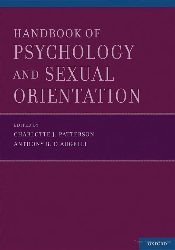 Handbook of Psychology and Sexual Orientation