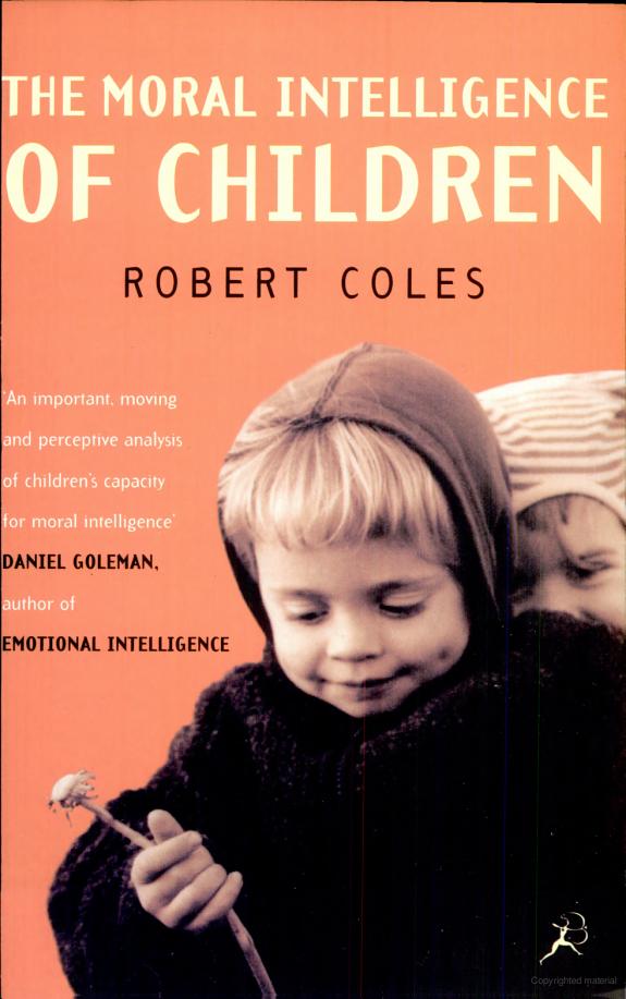 The Moral Intelligence of Children