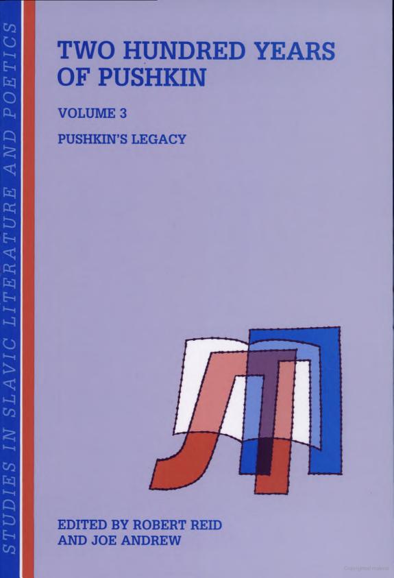Two Hundred Years of Pushkin