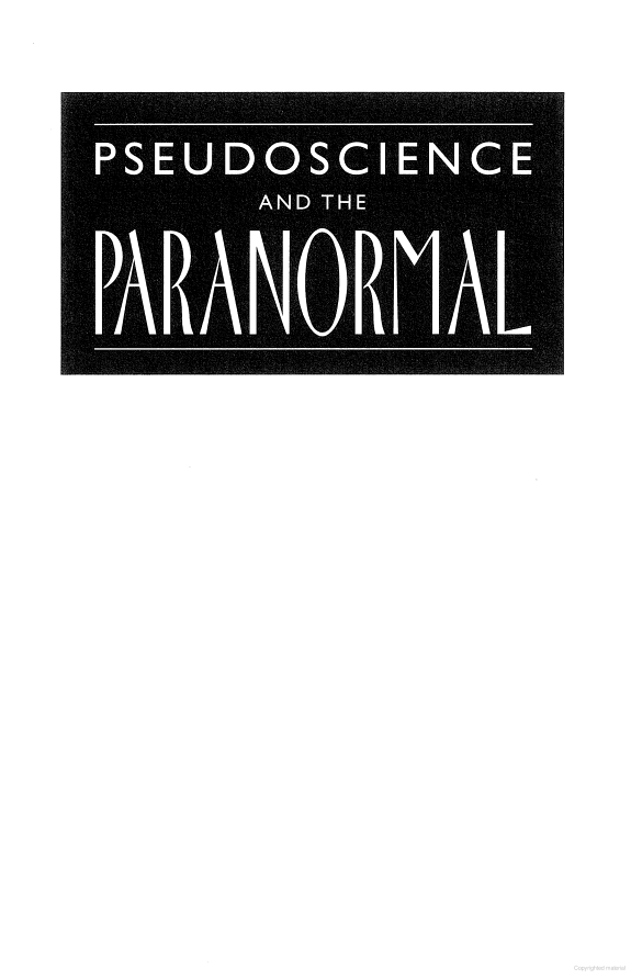 Pseudoscience and the Paranormal