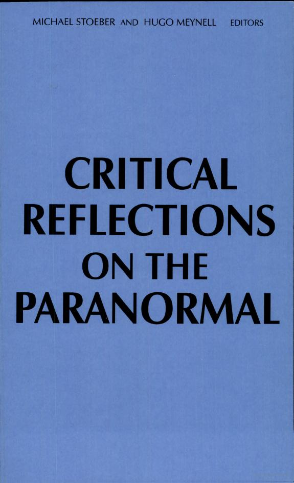 Critical Reflections on the Paranormal