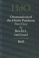 Onomasticon of the Hittite pantheon