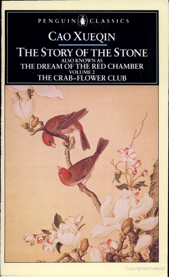 The Story of the Stone: The Crab-flower Club