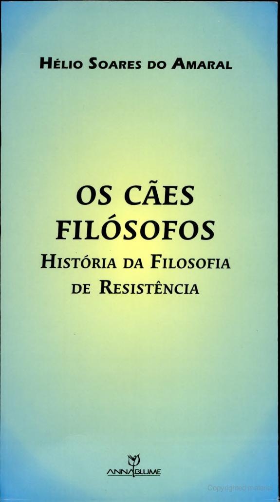 Caes Filosofos - Hist. Da Filosofia