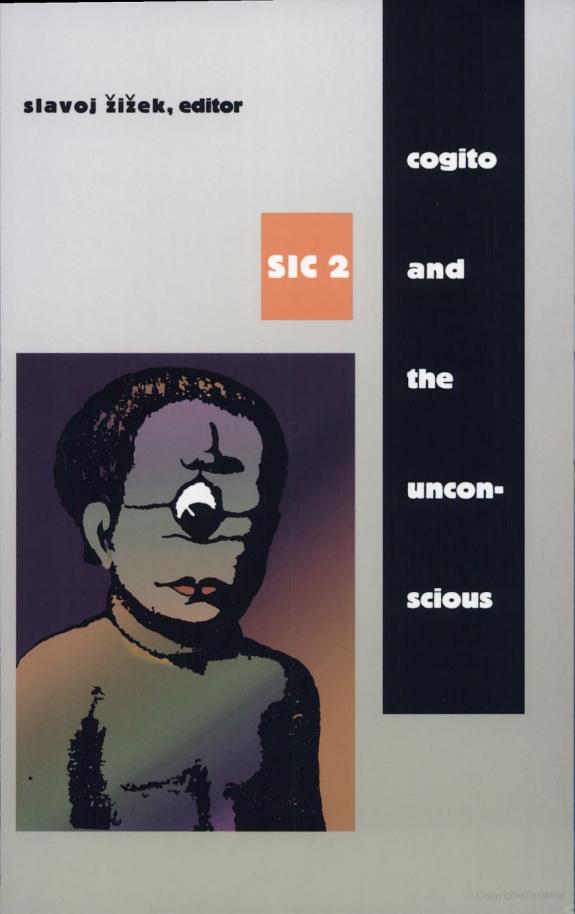 Cogito and the Unconscious