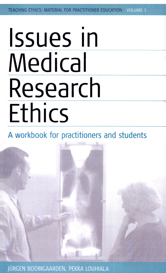 Issues in Medical Research Ethics