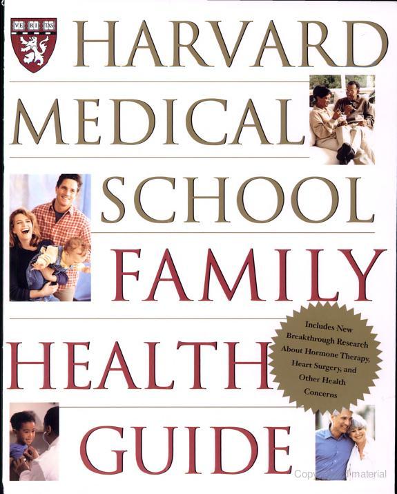 Harvard Medical School Family Health Guide