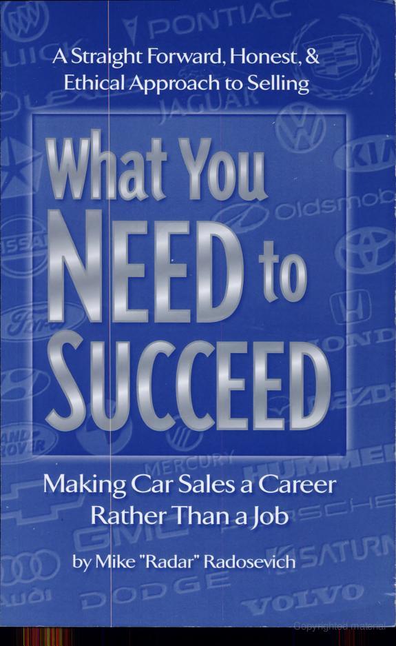 What You Need to Succeed