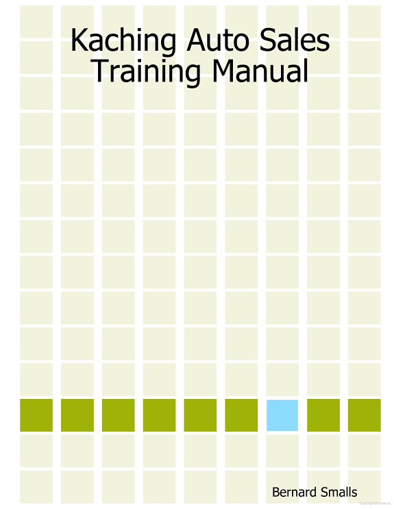 Kaching Auto Sales Training Manual