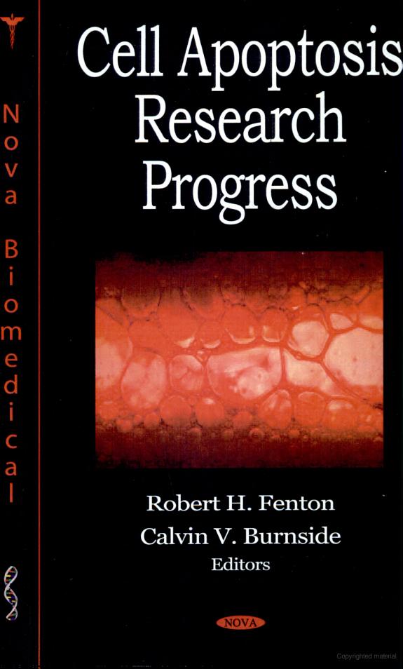Cell Apoptosis Research Progress