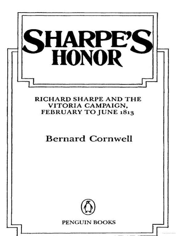 Sharpe's Honor (#7)