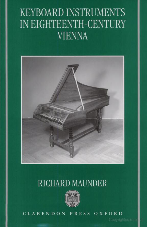 Keyboard Instruments in Eighteenth-century Vienna