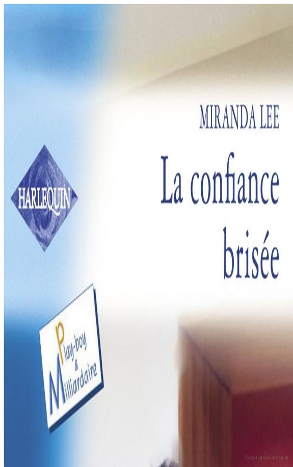 La confiance brisée (Harlequin Azur)