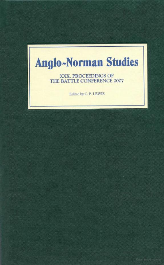 Anglo-Norman Studies XXX