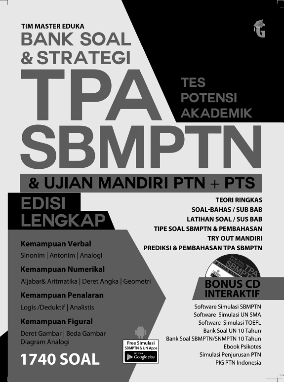 Bank Soal & Strategi TPA SBMPTN Edisi Lengkap