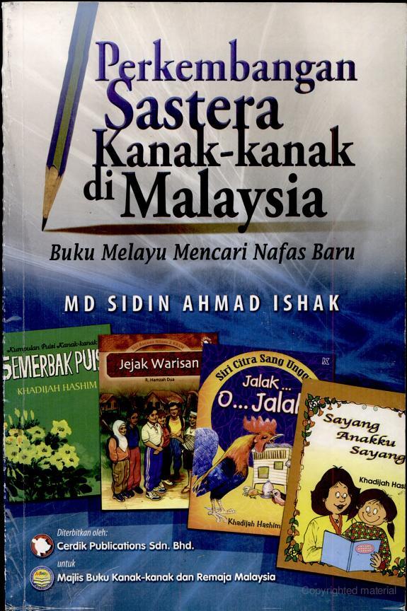 Perkembangan sastera kanak-kanak di Malaysia
