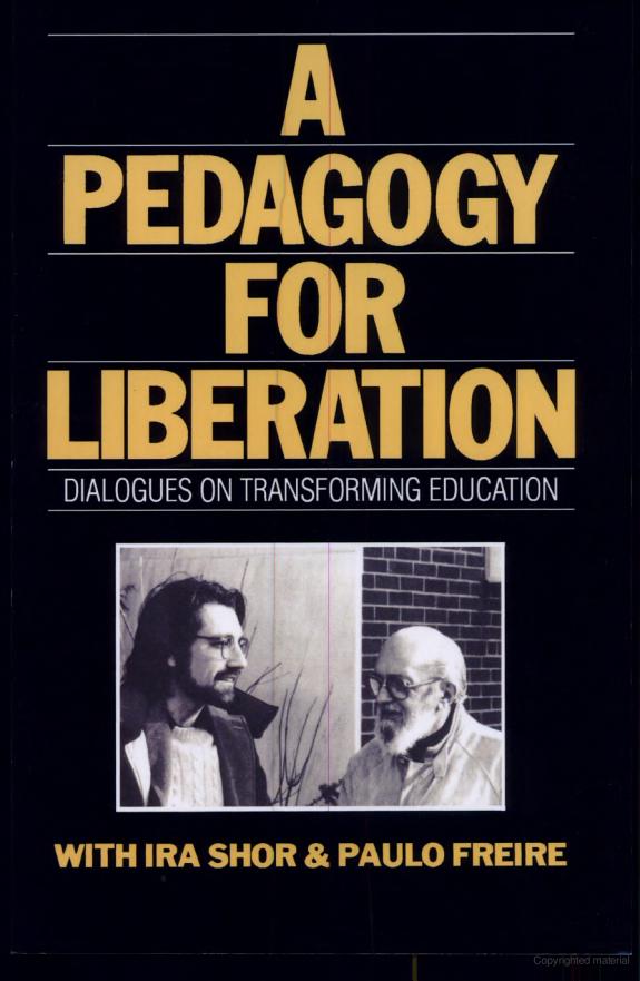 A Pedagogy for Liberation