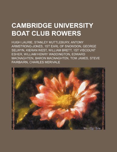 Cambridge University Boat Club Rowers