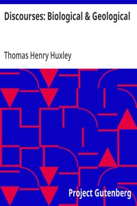 Discourses: Biological & Geological
Essays