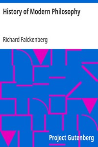 History of Modern Philosophy
From Nicolas of Cusa to the Present Time