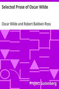 Selected Prose of Oscar Wilde