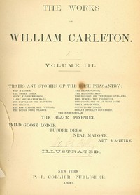 Going to Maynooth
Traits and Stories of the Irish Peasantry, The Works of William Carleton, Volume Three