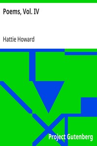 Poems, Vol. IV