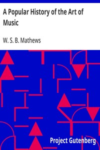 A Popular History of the Art of Music
From the Earliest Times Until the Present