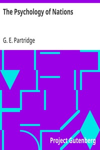 The Psychology of Nations
A Contribution to the Philosophy of History