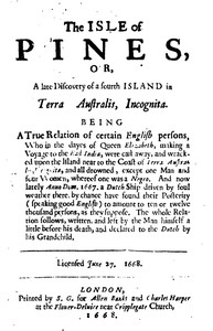 The Isle Of Pines (1668)
and An Essay in Bibliography by Worthington Chauncey Ford