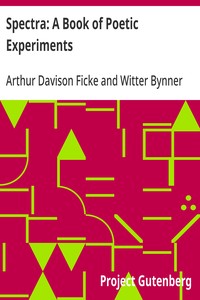 Spectra: A Book of Poetic Experiments