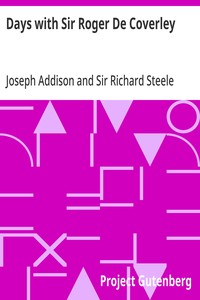 Days with Sir Roger De Coverley