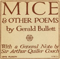 Mice & Other Poems