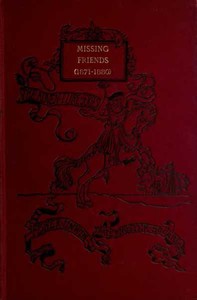 Missing Friends
Being the Adventures of a Danish Emigrant in Queensland (1871-1880)