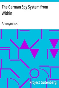 The German Spy System from Within