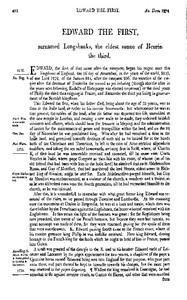 Chronicles of England, Scotland and Ireland (2 of 6): England (09 of 12)
Edward the First, Surnamed Longshanks, the Eldest Sonne of Henrie the Third