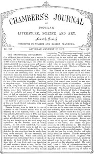 Chambers's Journal of Popular Literature, Science, and Art, No. 683
January 27, 1877