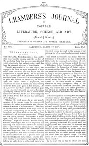 Chambers's Journal of Popular Literature, Science, and Art, No.690
March 17, 1877