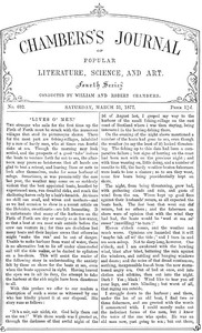 Chambers's Journal of Popular Literature, Science, and Art, No. 692
March 31, 1877