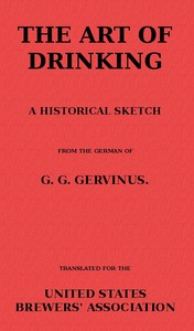 The Art of Drinking: A Historical Sketch