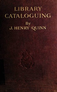 Library Cataloguing