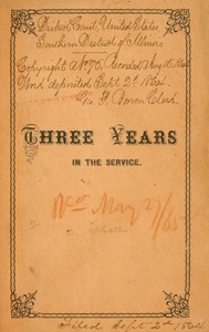 Three Years in the Service
A Record of the Doings of the 11th Reg. Missouri Vols.