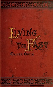 Living Too Fast; Or, The Confessions of a Bank Officer