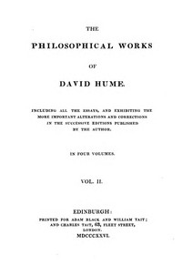 Philosophical Works, v. 2 (of 4)
Including All the Essays, and Exhibiting the More Important Alterations and Corrections in the Successive Editions Published by the Author