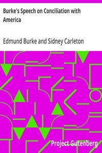 Burke's Speech on Conciliation with America