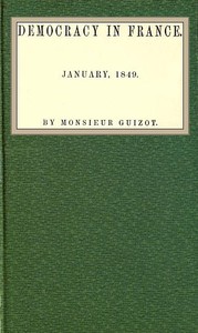 Democracy in France. January 1849