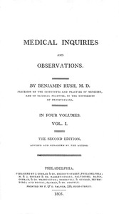 Medical Inquiries and Observations, Vol. 1
The Second Edition, Revised and Enlarged by the Author